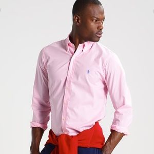 Ralph Lauren Pink Long Sleeve Button Down Shirt